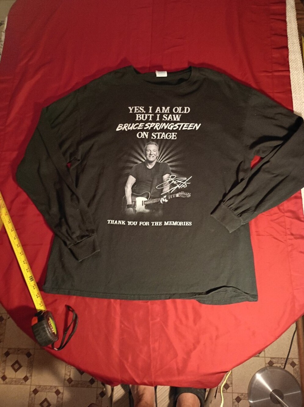 Delta Black Bruce Springsteen Long-Sleeve Graphic Tee